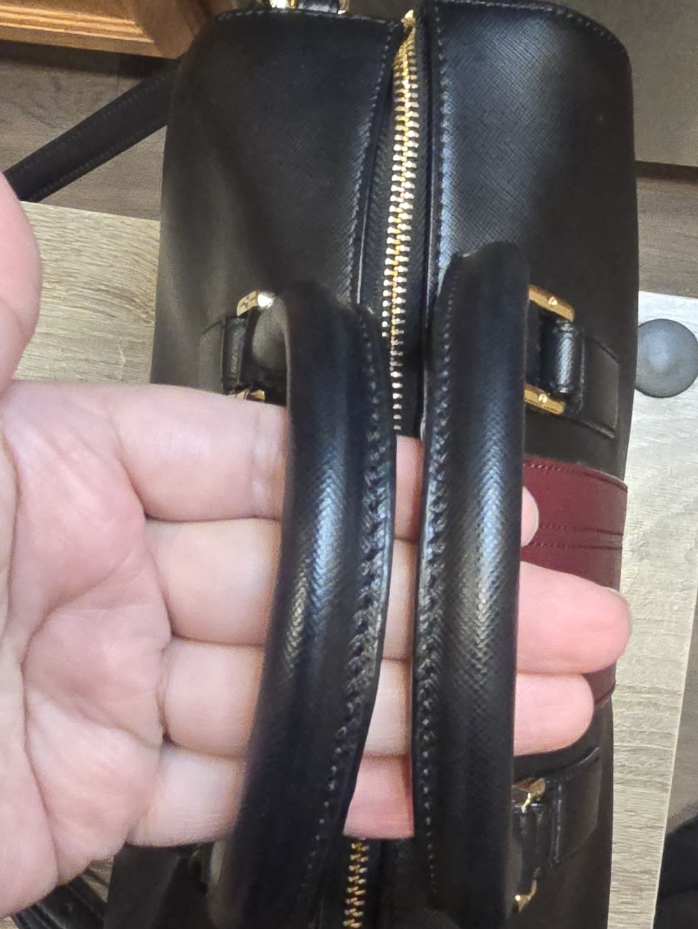 Tory Burch Robinson Stripe Dome Satchel - Picture 10 of 10